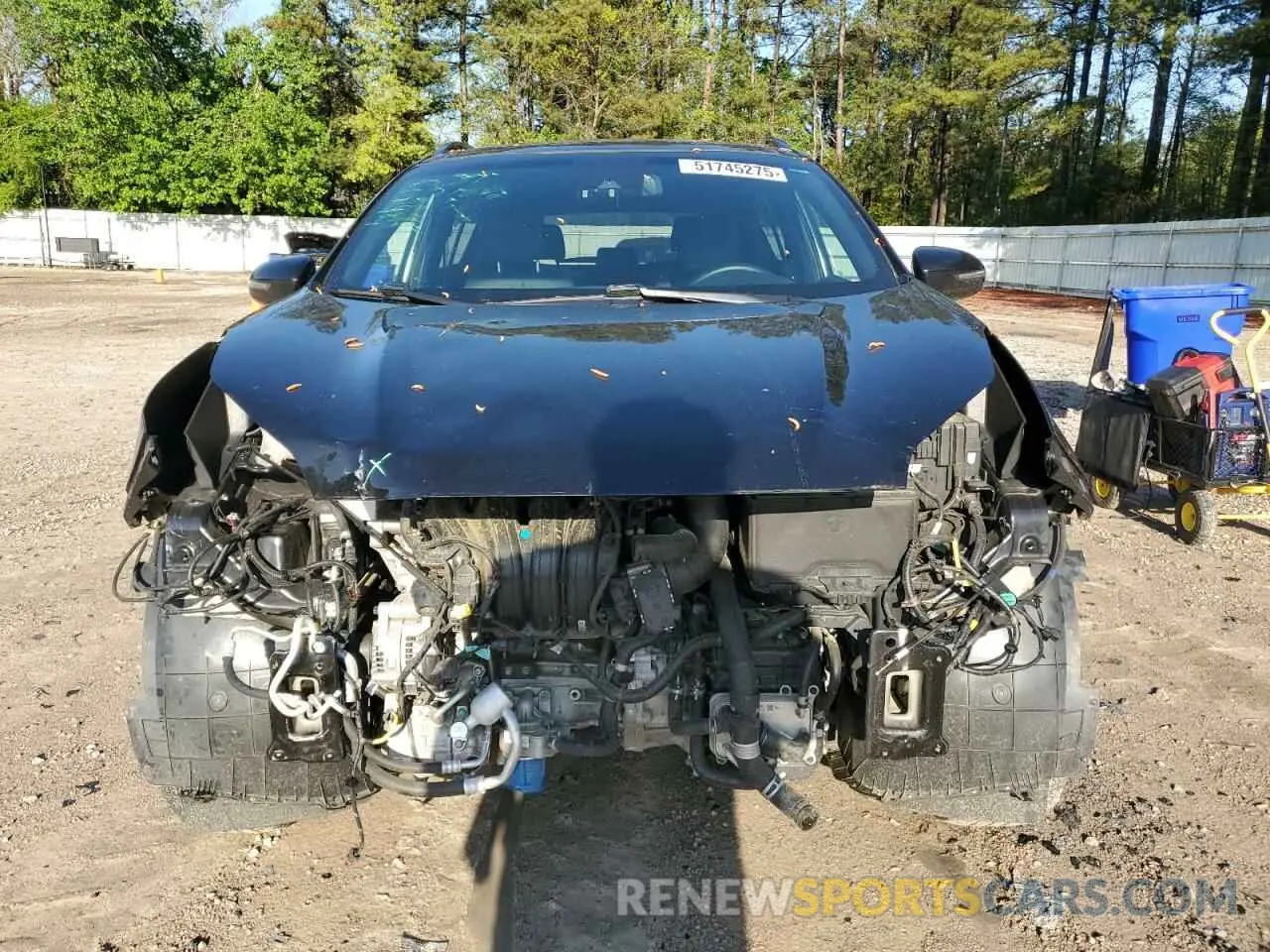 5 fotografías del automóvil dañado KNDP63AC1N7987438 KIA SPORTAGE 2022