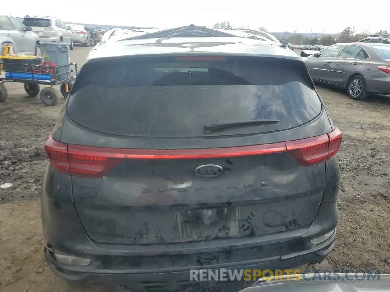 6 fotografías del automóvil dañado KNDP63AC3N7994830 KIA SPORTAGE 2022