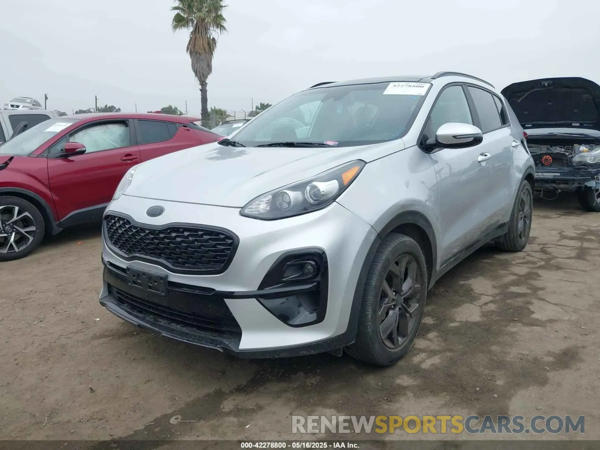 2 fotografías del automóvil dañado KNDP63AC7N7984138 KIA SPORTAGE 2022