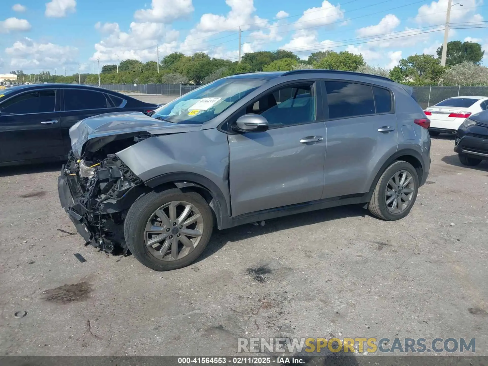 2 fotografías del automóvil dañado KNDP63AC7N7984723 KIA SPORTAGE 2022