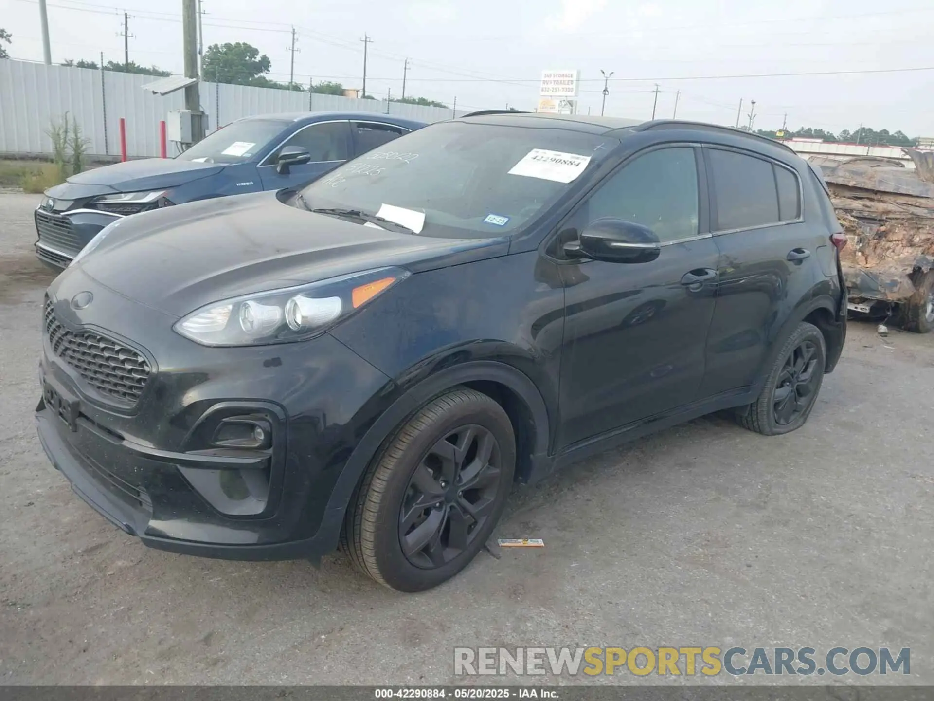 2 fotografías del automóvil dañado KNDP63AC9N7959449 KIA SPORTAGE 2022