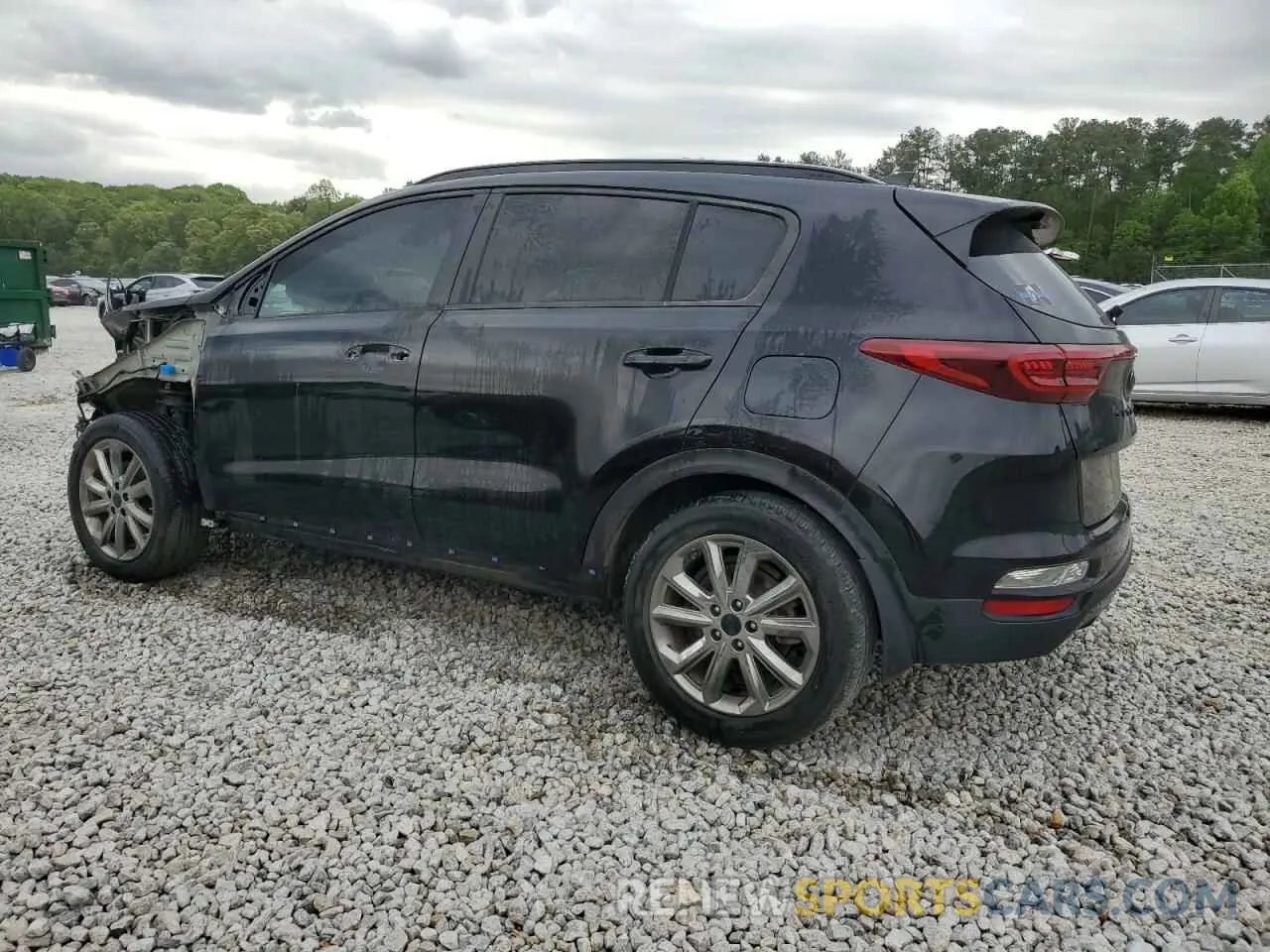 2 fotografías del automóvil dañado KNDP63ACXN7008466 KIA SPORTAGE 2022