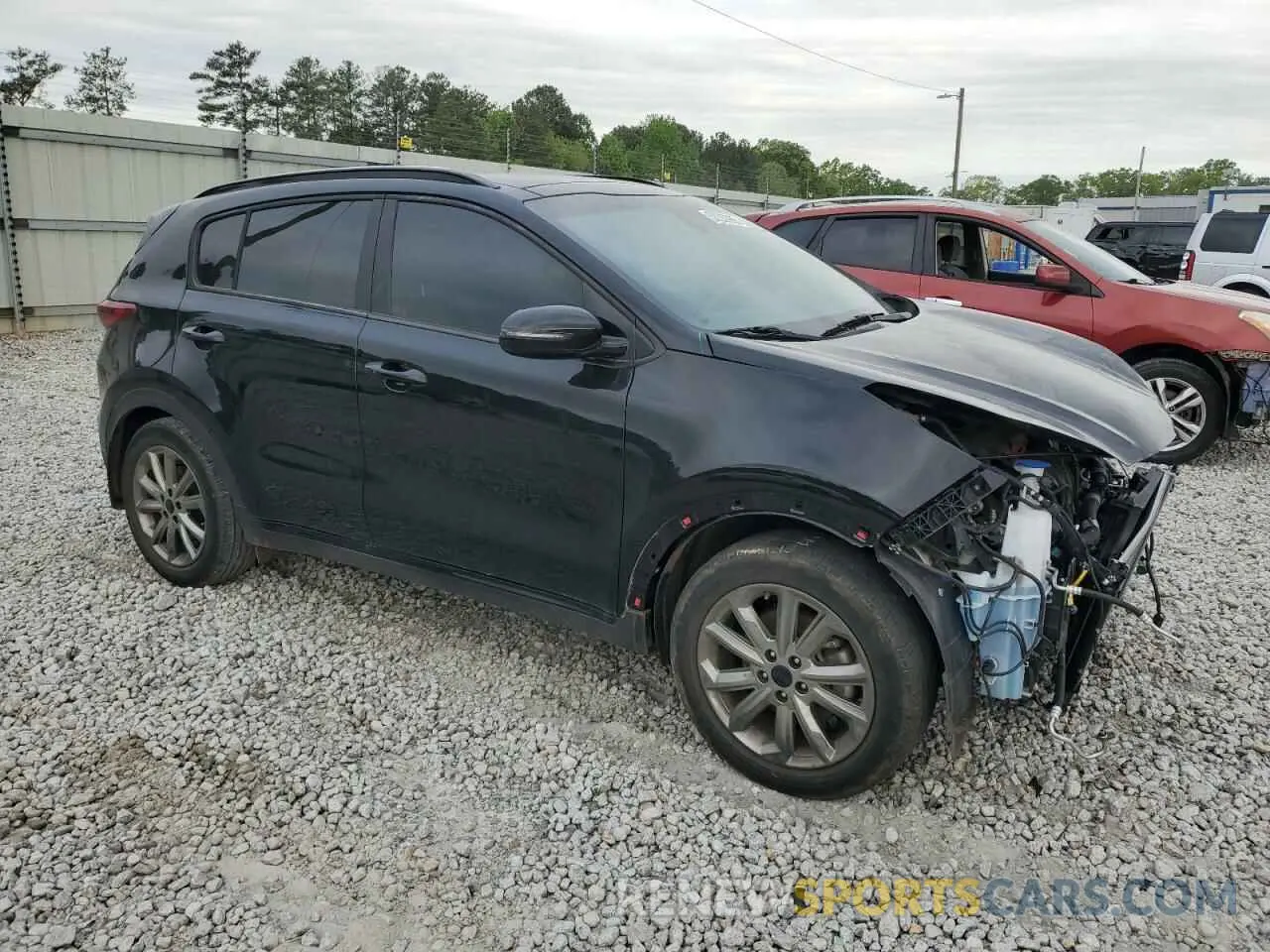 4 fotografías del automóvil dañado KNDP63ACXN7008466 KIA SPORTAGE 2022