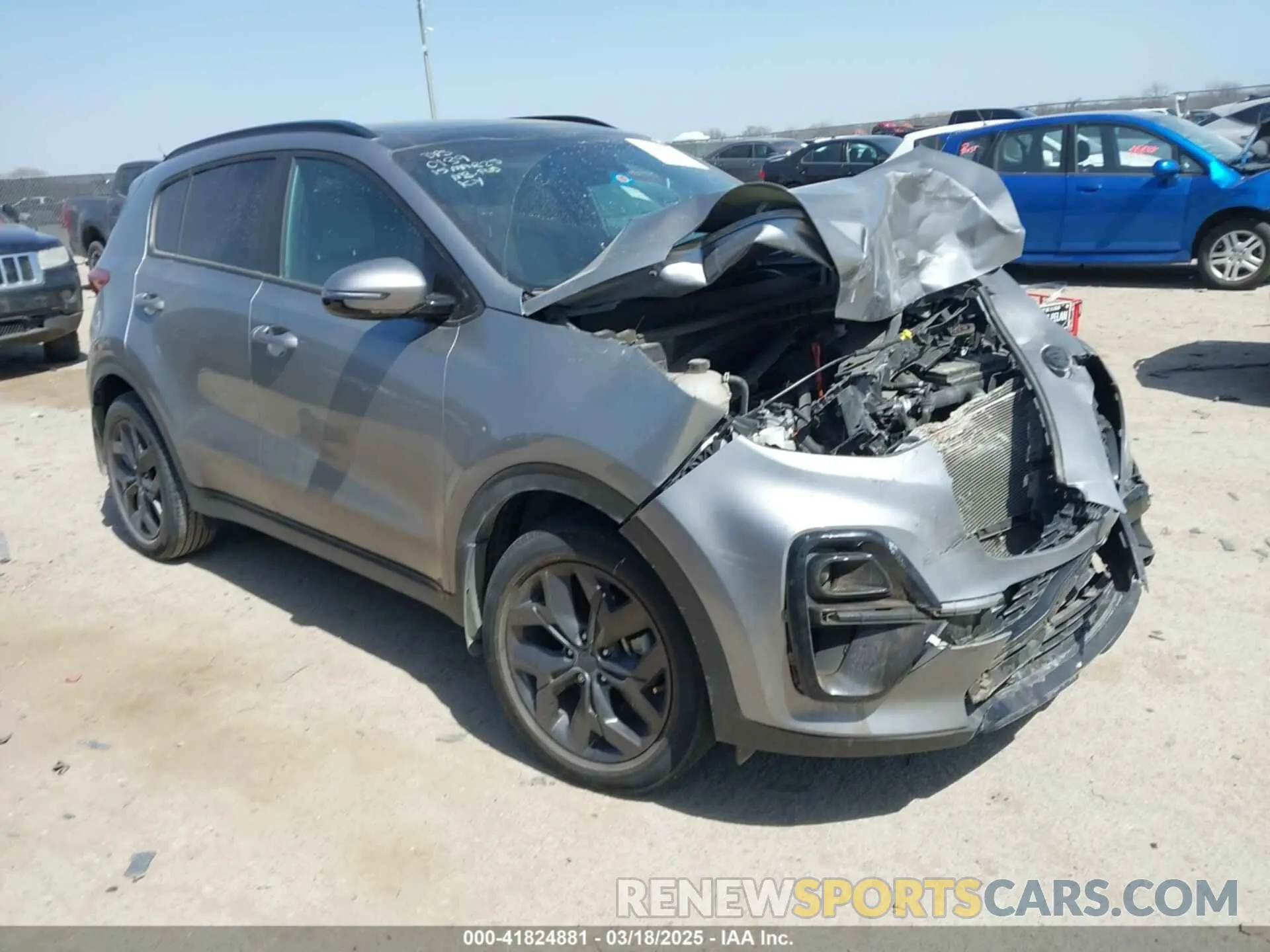 1 fotografías del automóvil dañado KNDP63ACXN7960139 KIA SPORTAGE 2022