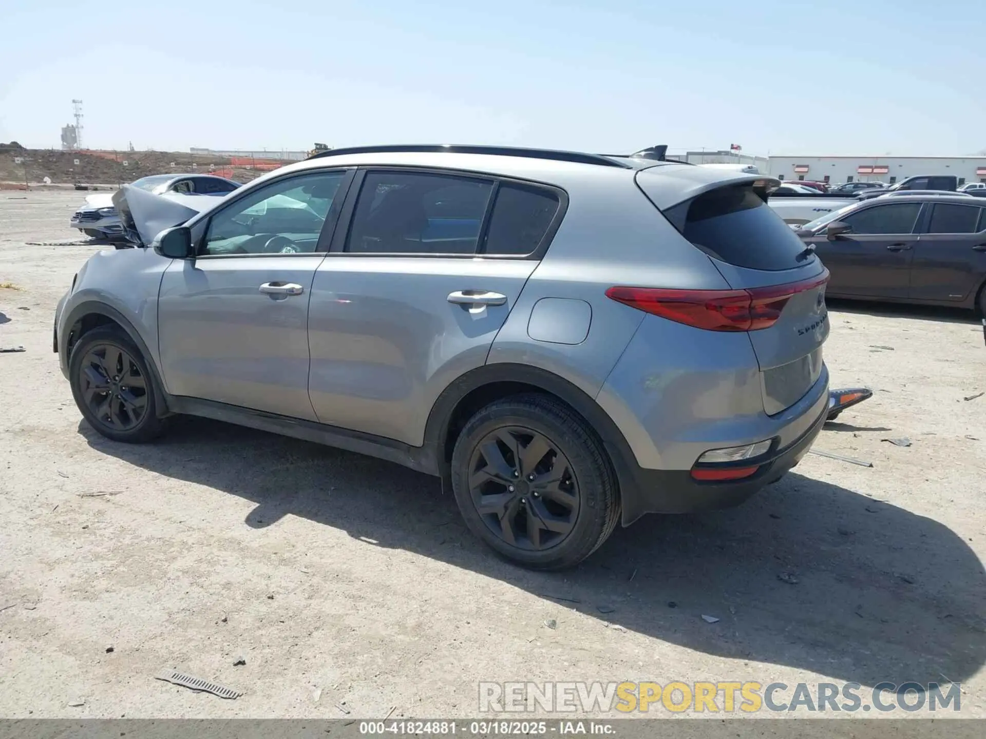 3 fotografías del automóvil dañado KNDP63ACXN7960139 KIA SPORTAGE 2022