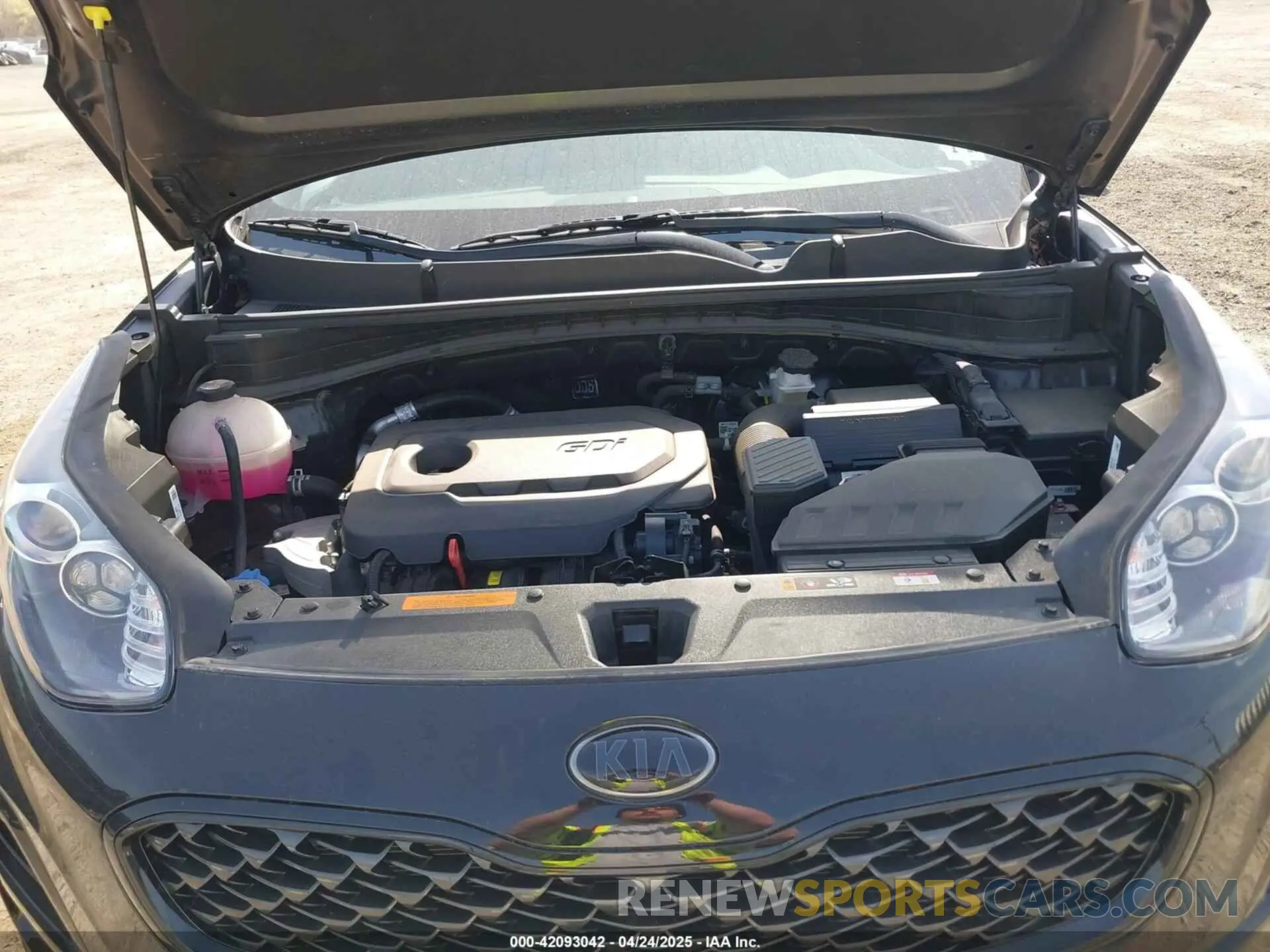 10 fotografías del automóvil dañado KNDP6CAC1N7018805 KIA SPORTAGE 2022