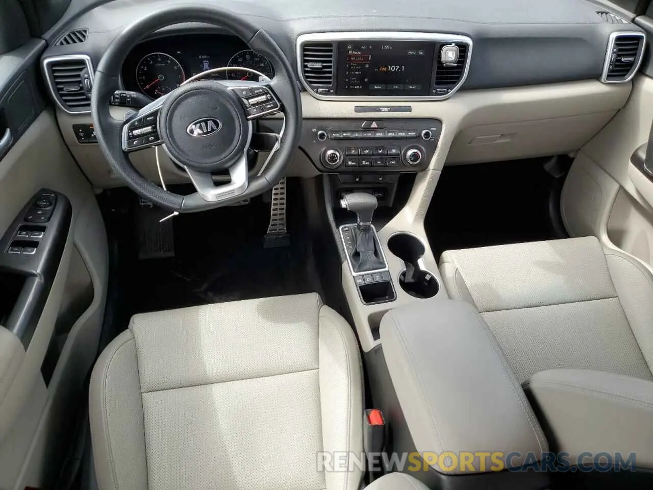 8 fotografías del automóvil dañado KNDP6CAC4N7950190 KIA SPORTAGE 2022