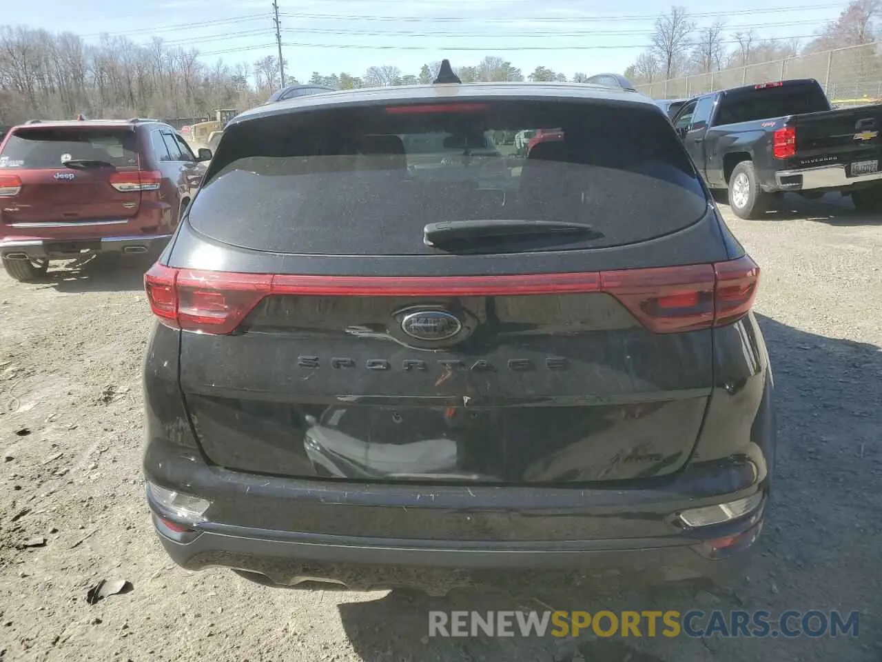 6 fotografías del automóvil dañado KNDP6CAC4N7988454 KIA SPORTAGE 2022