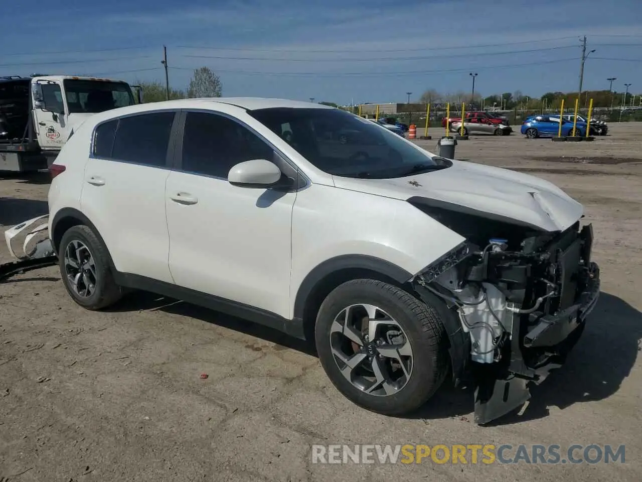 4 fotografías del automóvil dañado KNDPM3AC0N7013388 KIA SPORTAGE 2022