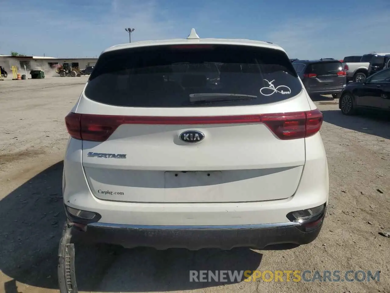 6 fotografías del automóvil dañado KNDPM3AC0N7013388 KIA SPORTAGE 2022
