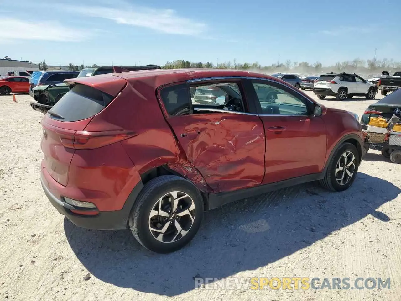 3 fotografías del automóvil dañado KNDPM3AC0N7984097 KIA SPORTAGE 2022