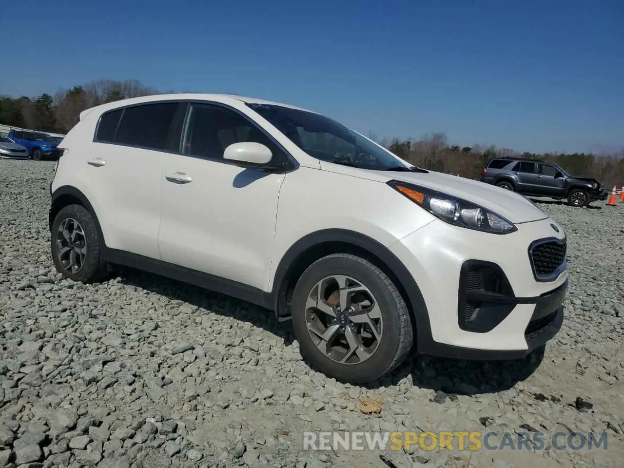 4 fotografías del automóvil dañado KNDPM3AC1N7980219 KIA SPORTAGE 2022