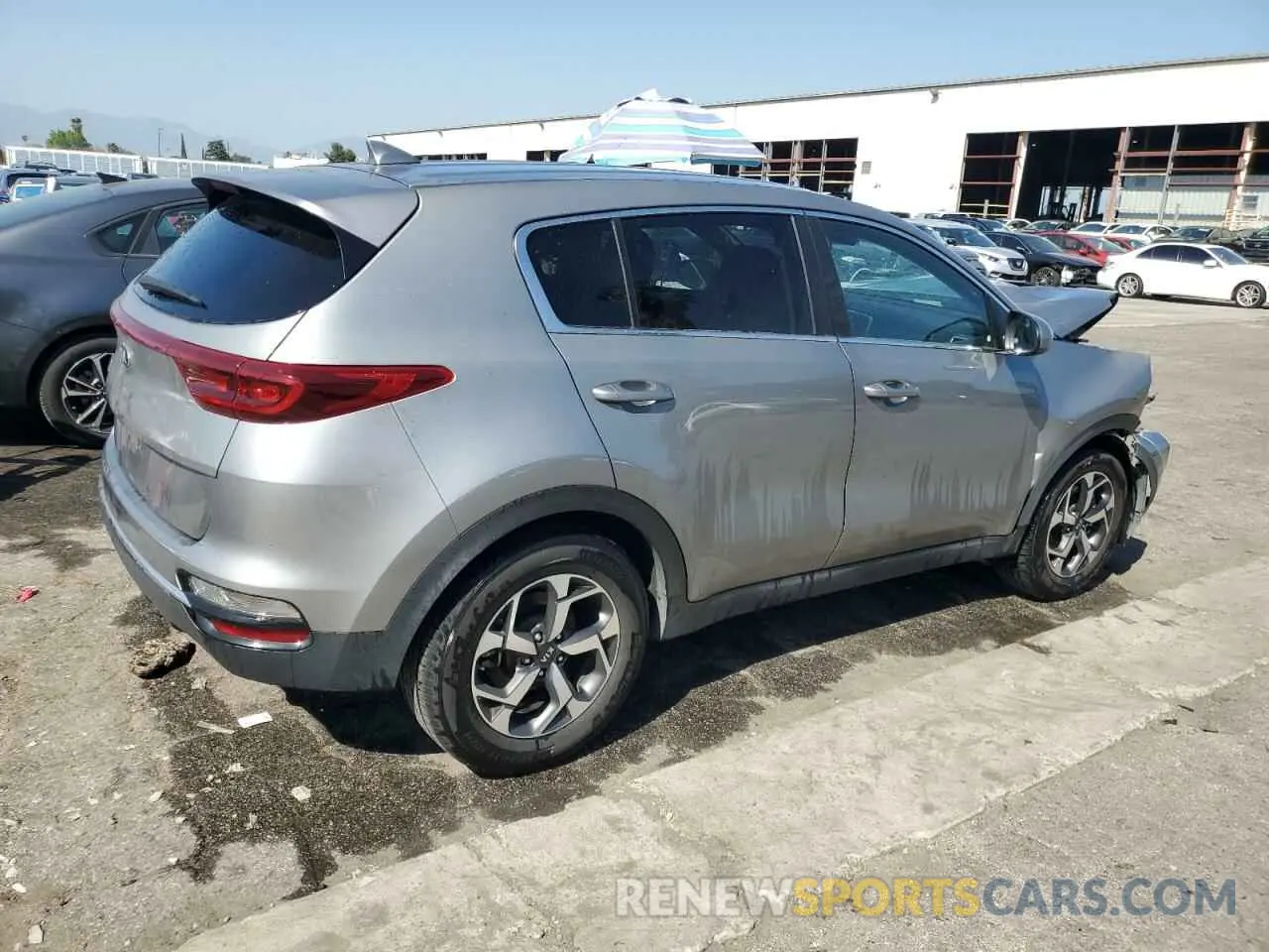 3 fotografías del automóvil dañado KNDPM3AC2N7000450 KIA SPORTAGE 2022