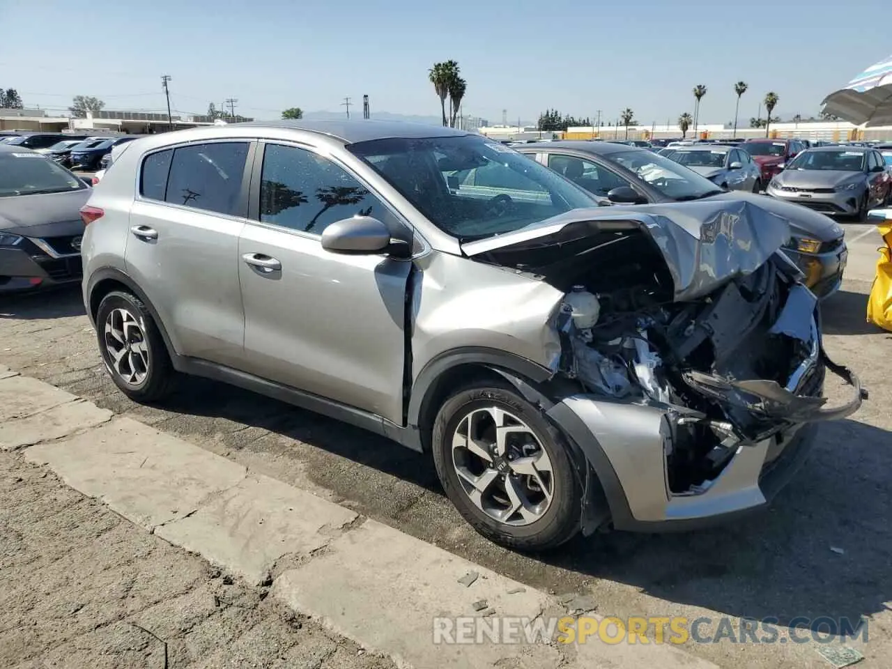4 fotografías del automóvil dañado KNDPM3AC2N7000450 KIA SPORTAGE 2022