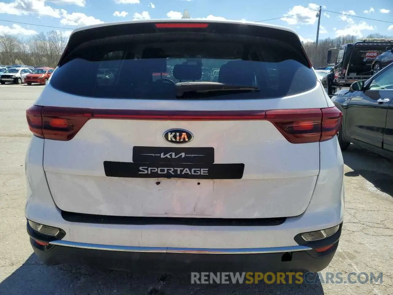 6 fotografías del automóvil dañado KNDPM3AC3N7017760 KIA SPORTAGE 2022
