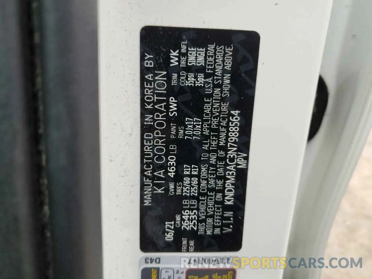 13 fotografías del automóvil dañado KNDPM3AC3N7988564 KIA SPORTAGE 2022