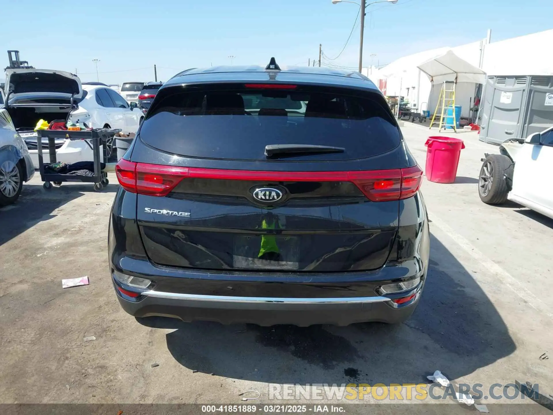 16 fotografías del automóvil dañado KNDPM3AC6N7000533 KIA SPORTAGE 2022