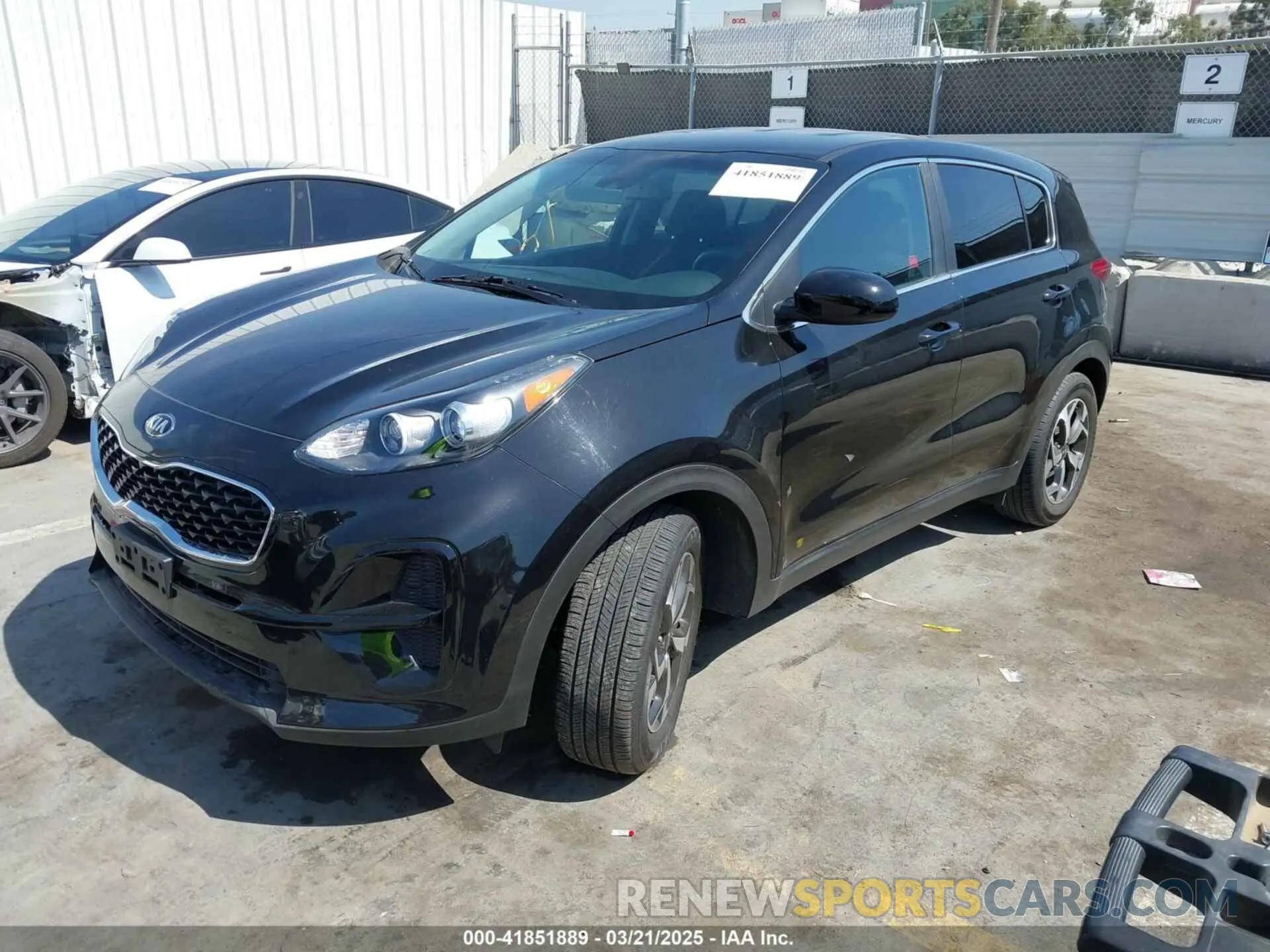2 fotografías del automóvil dañado KNDPM3AC6N7000533 KIA SPORTAGE 2022
