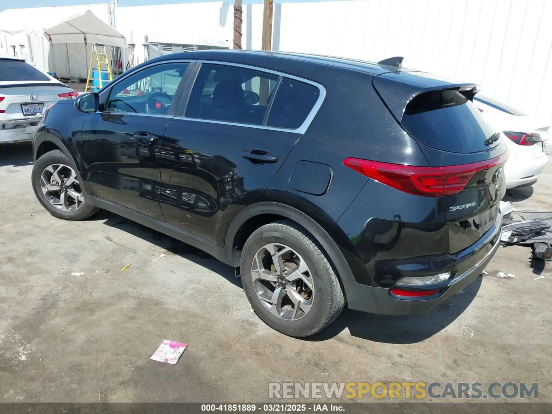 3 fotografías del automóvil dañado KNDPM3AC6N7000533 KIA SPORTAGE 2022