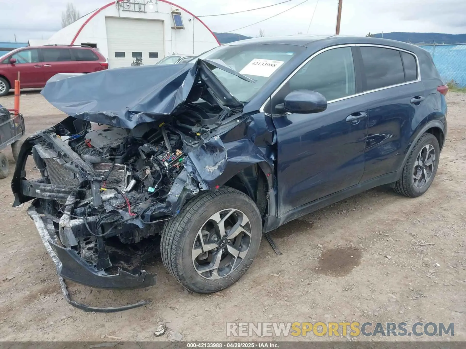 2 fotografías del automóvil dañado KNDPM3AC6N7018935 KIA SPORTAGE 2022