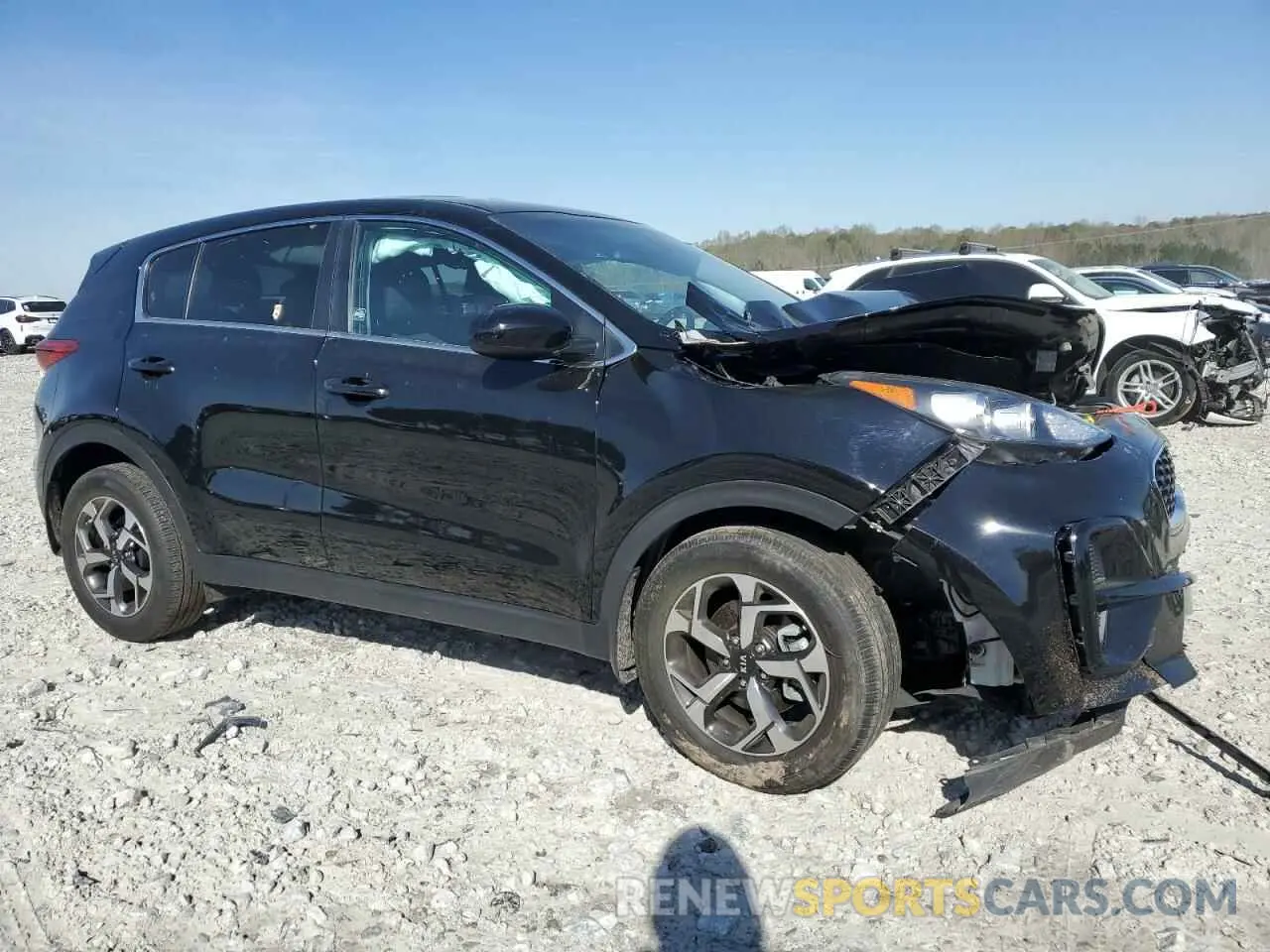 4 fotografías del automóvil dañado KNDPM3AC6N7025125 KIA SPORTAGE 2022