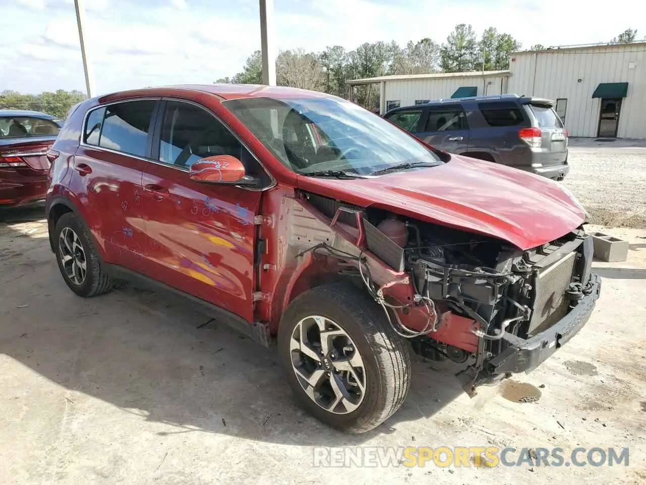 4 fotografías del automóvil dañado KNDPM3AC6N7947927 KIA SPORTAGE 2022