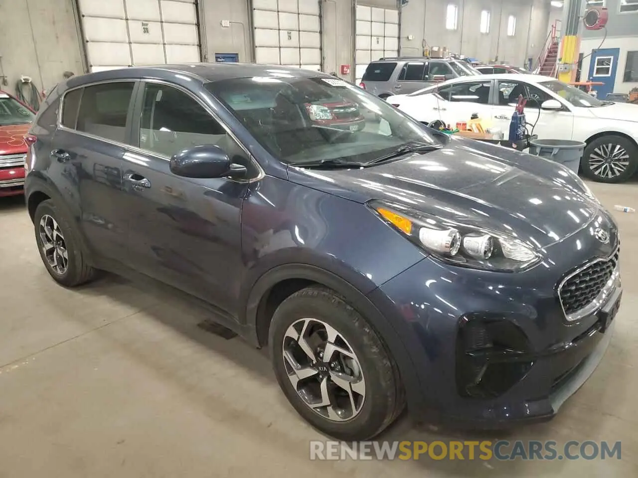 4 fotografías del automóvil dañado KNDPM3AC6N7968275 KIA SPORTAGE 2022