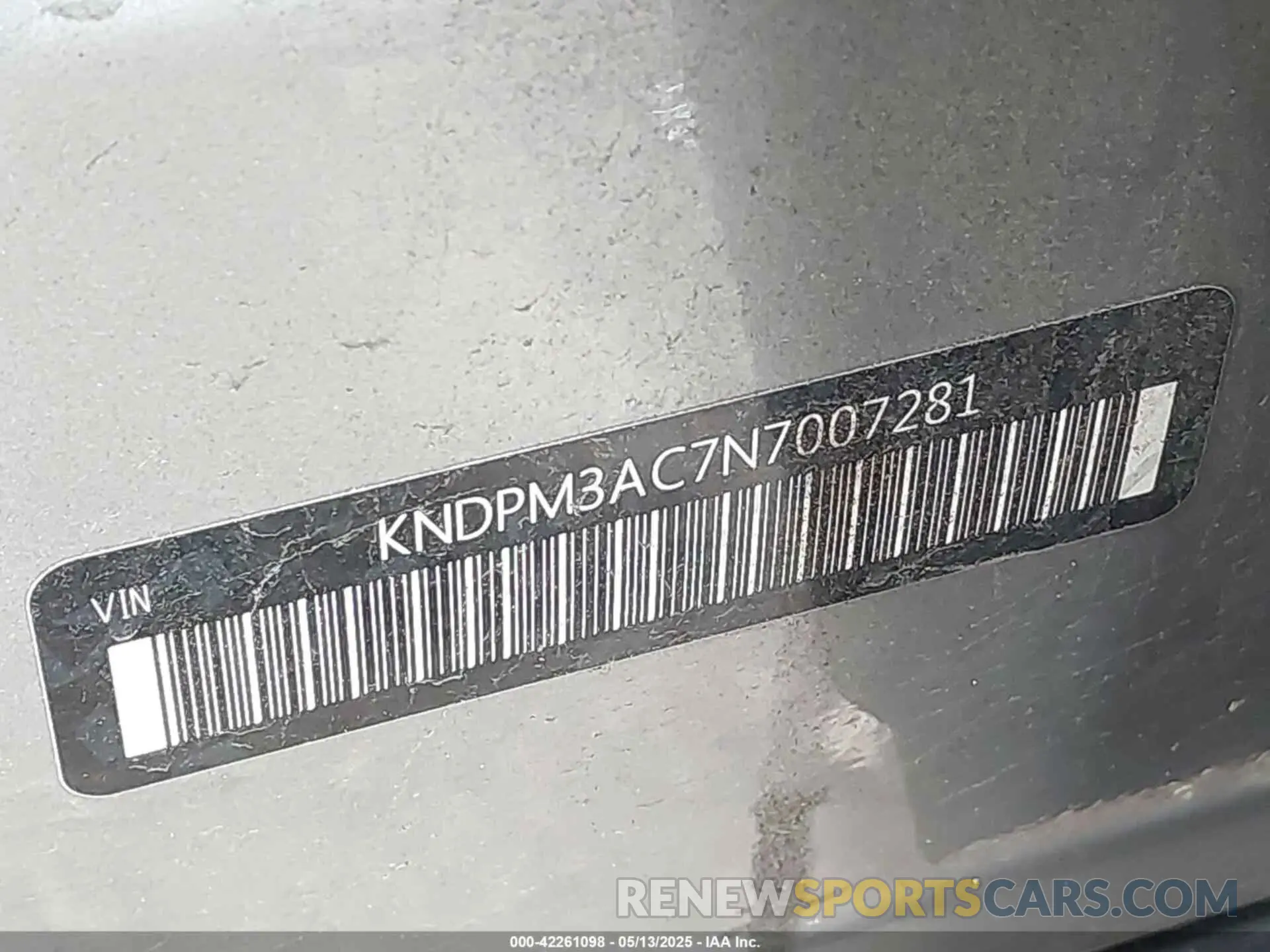 9 fotografías del automóvil dañado KNDPM3AC7N7007281 KIA SPORTAGE 2022