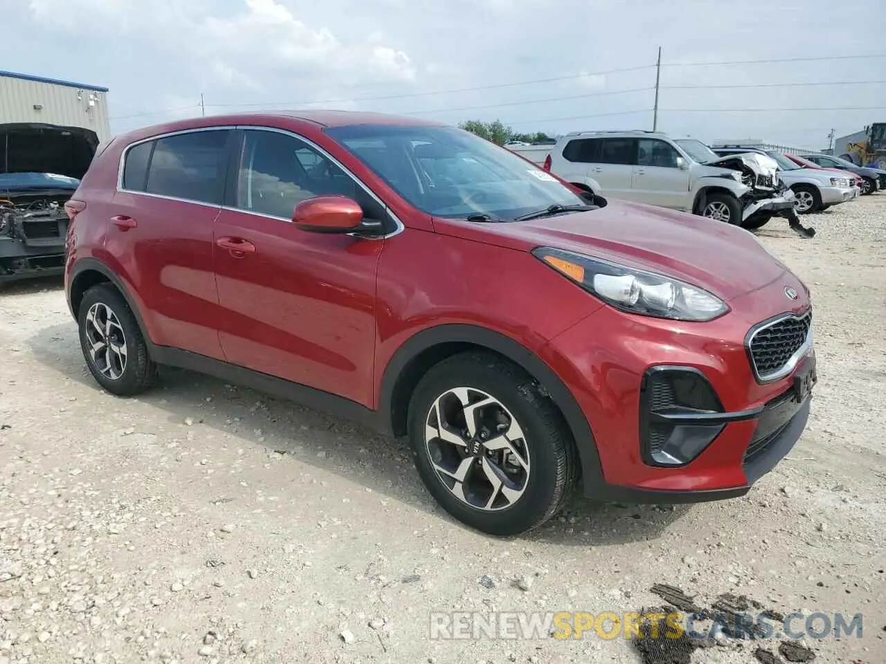4 fotografías del automóvil dañado KNDPM3AC7N7948682 KIA SPORTAGE 2022