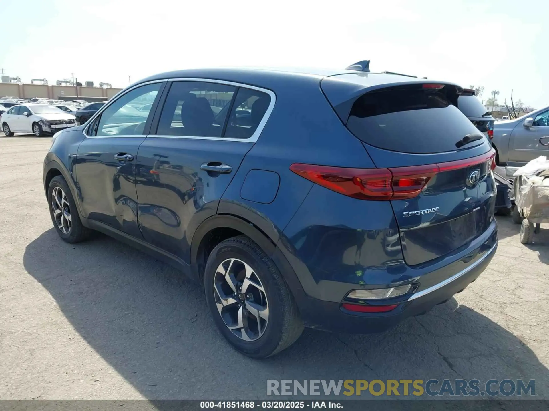 3 fotografías del automóvil dañado KNDPM3AC9N7027581 KIA SPORTAGE 2022