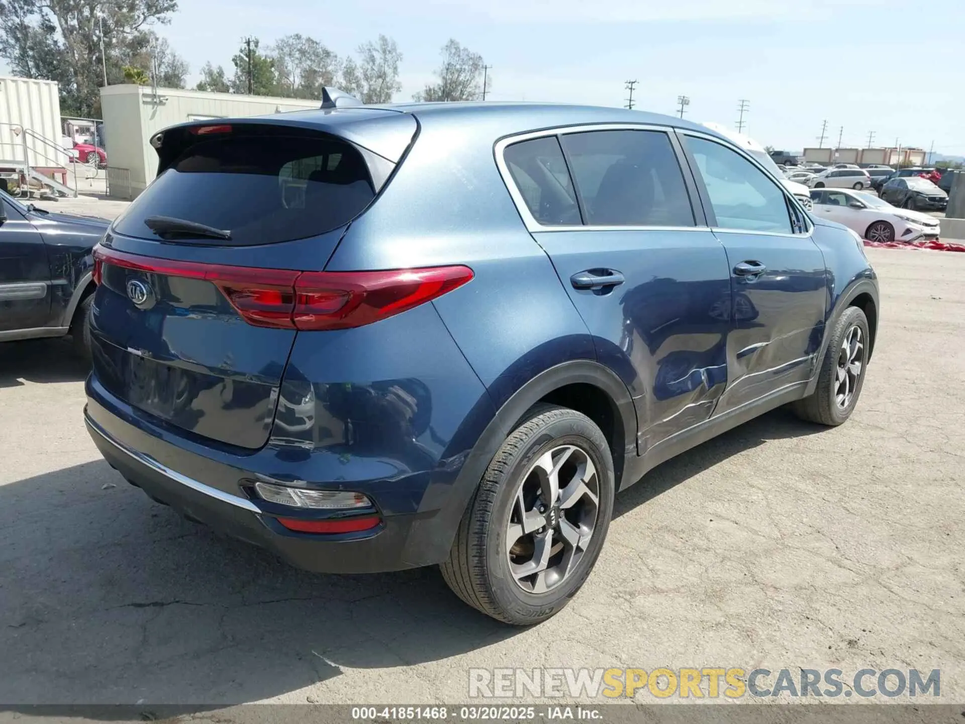 4 fotografías del automóvil dañado KNDPM3AC9N7027581 KIA SPORTAGE 2022