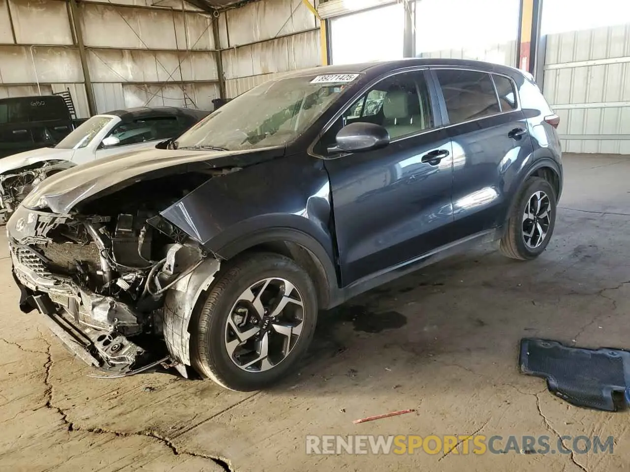 1 fotografías del automóvil dañado KNDPM3AC9N7956377 KIA SPORTAGE 2022