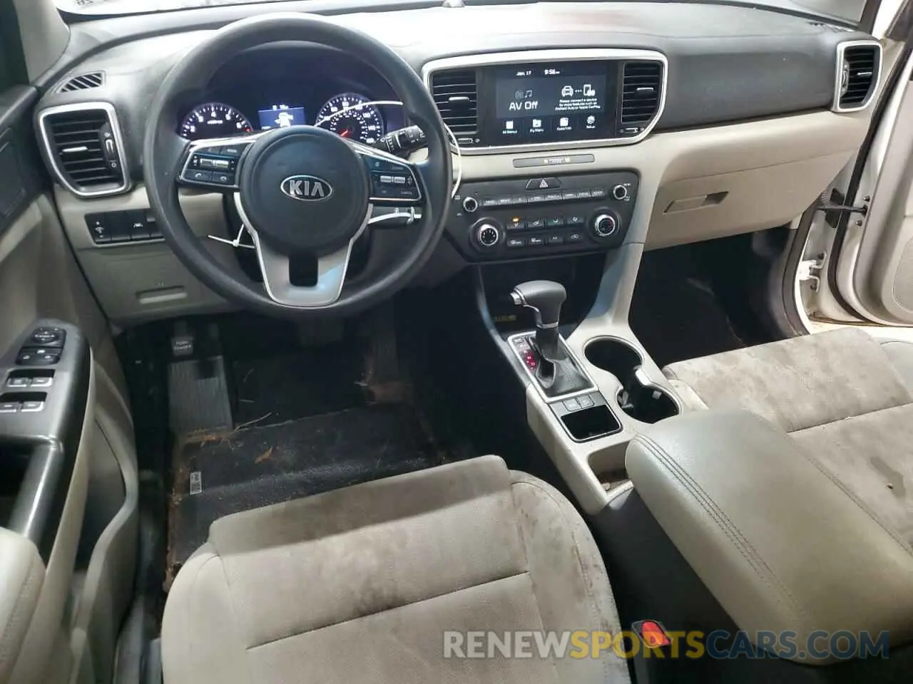 8 fotografías del automóvil dañado KNDPM3AC9N7957125 KIA SPORTAGE 2022