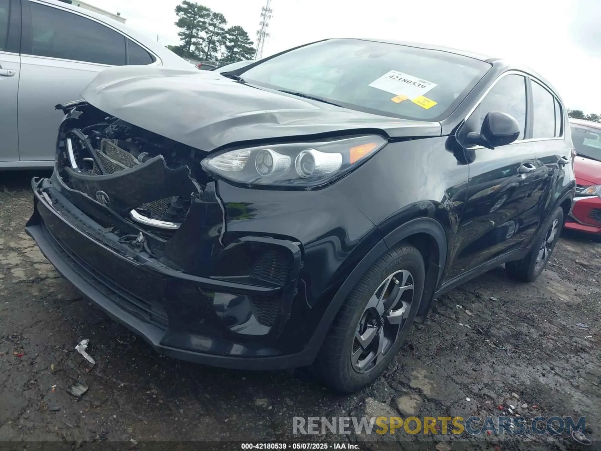 2 fotografías del automóvil dañado KNDPM3AC9N7967556 KIA SPORTAGE 2022