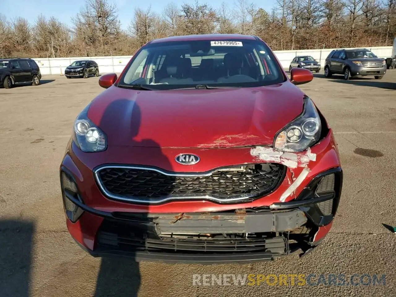5 fotografías del automóvil dañado KNDPM3ACXN7007131 KIA SPORTAGE 2022