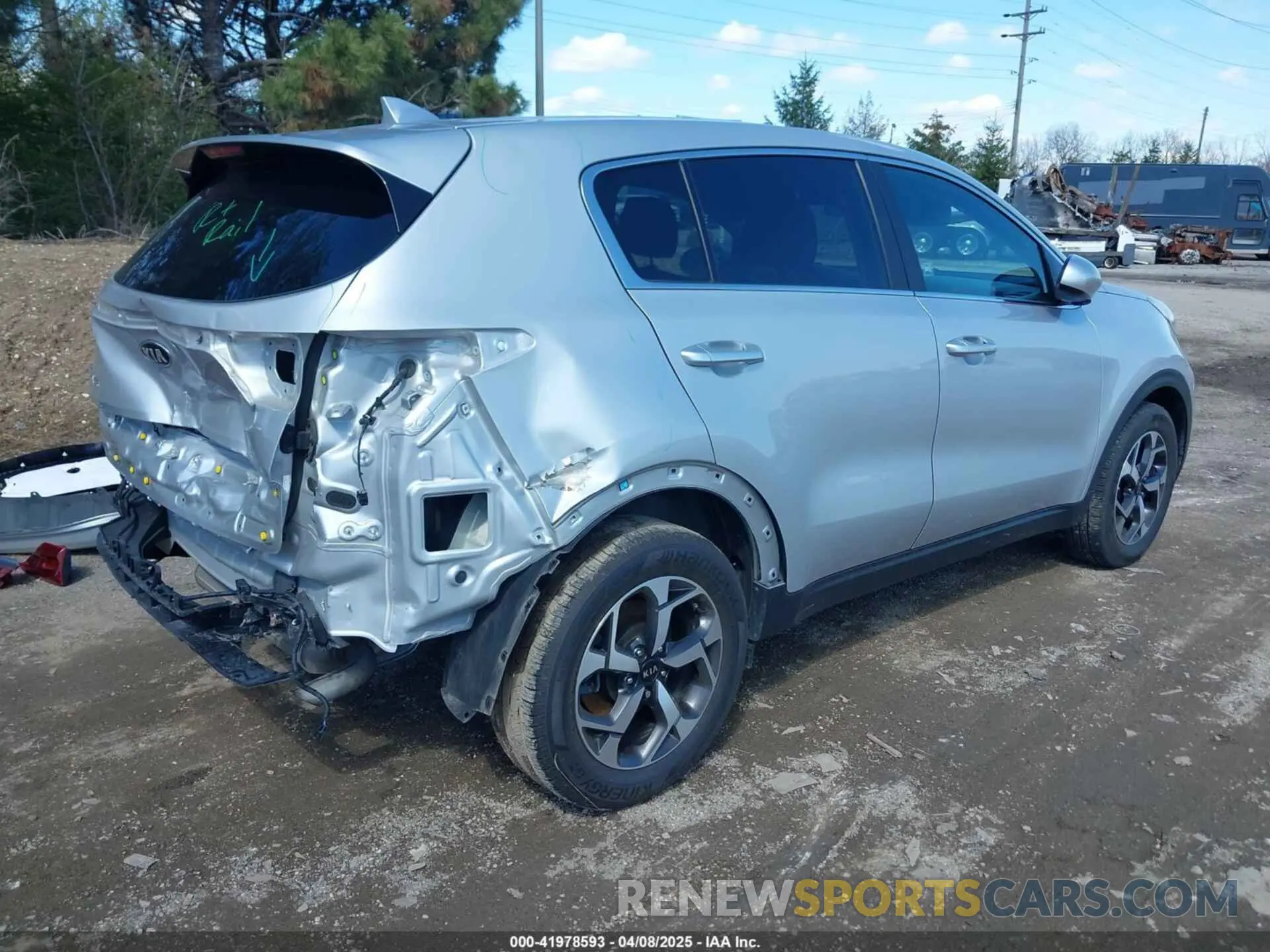 4 fotografías del automóvil dañado KNDPM3ACXN7012149 KIA SPORTAGE 2022