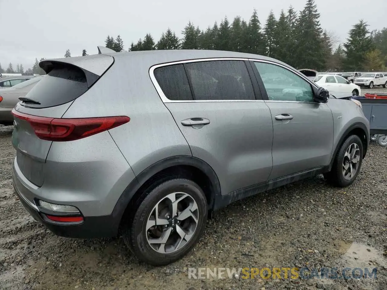 3 fotografías del automóvil dañado KNDPMCAC0N7016484 KIA SPORTAGE 2022