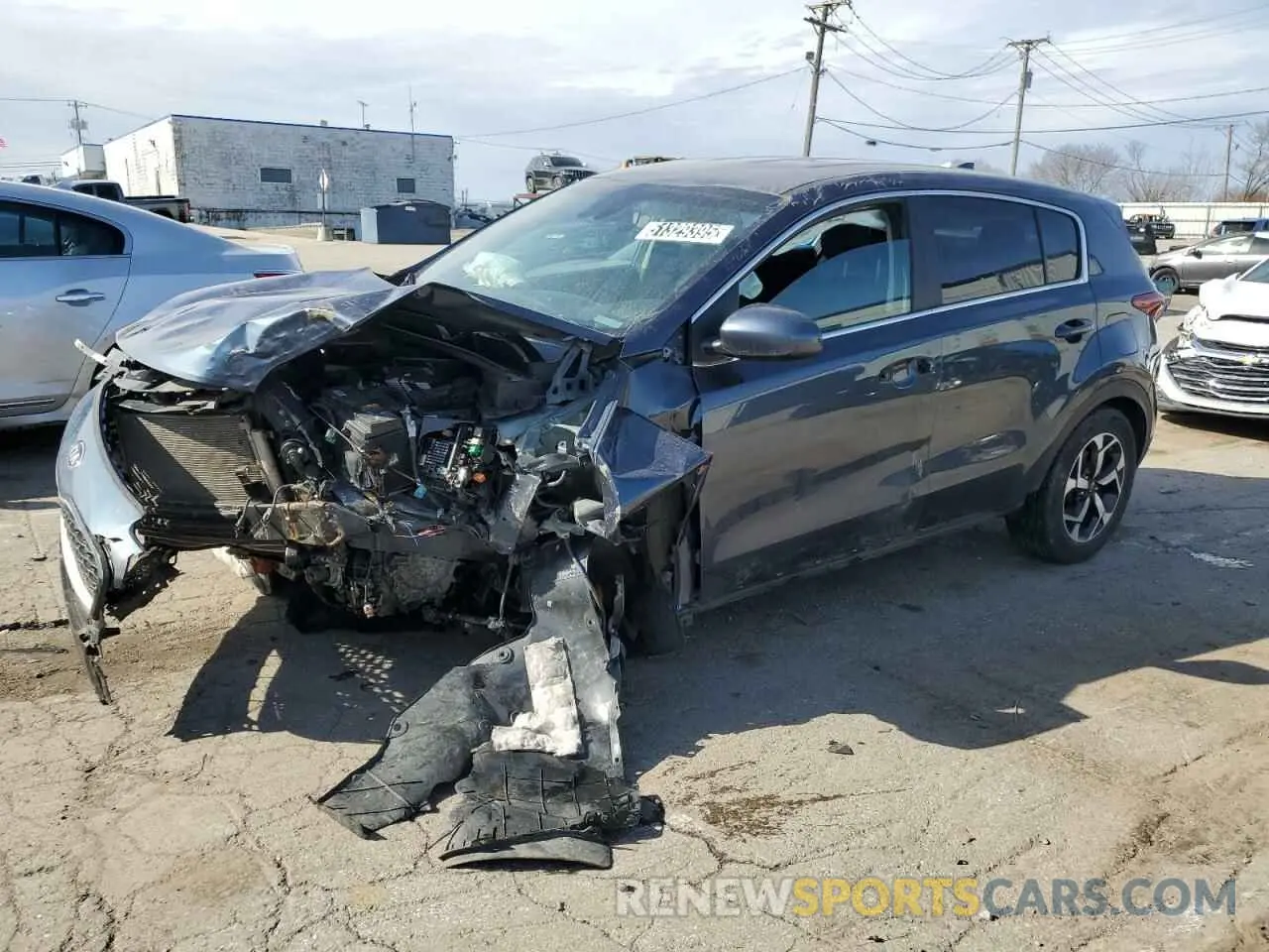 1 fotografías del automóvil dañado KNDPMCAC0N7966375 KIA SPORTAGE 2022