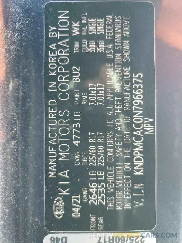 14 fotografías del automóvil dañado KNDPMCAC0N7966375 KIA SPORTAGE 2022