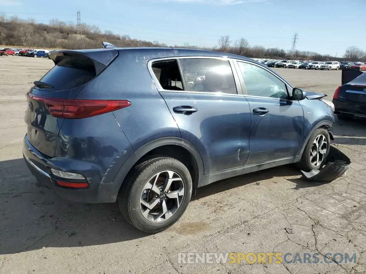 3 fotografías del automóvil dañado KNDPMCAC0N7966375 KIA SPORTAGE 2022