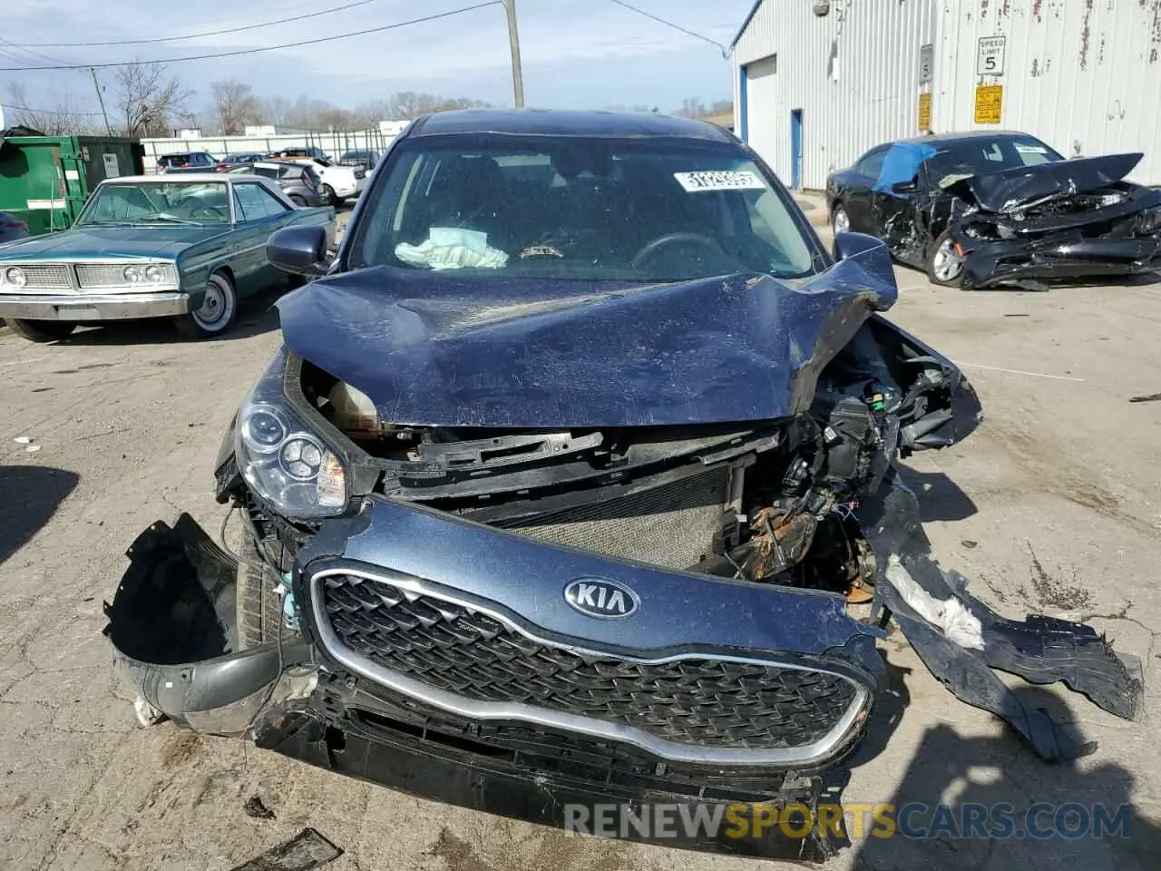 5 fotografías del automóvil dañado KNDPMCAC0N7966375 KIA SPORTAGE 2022