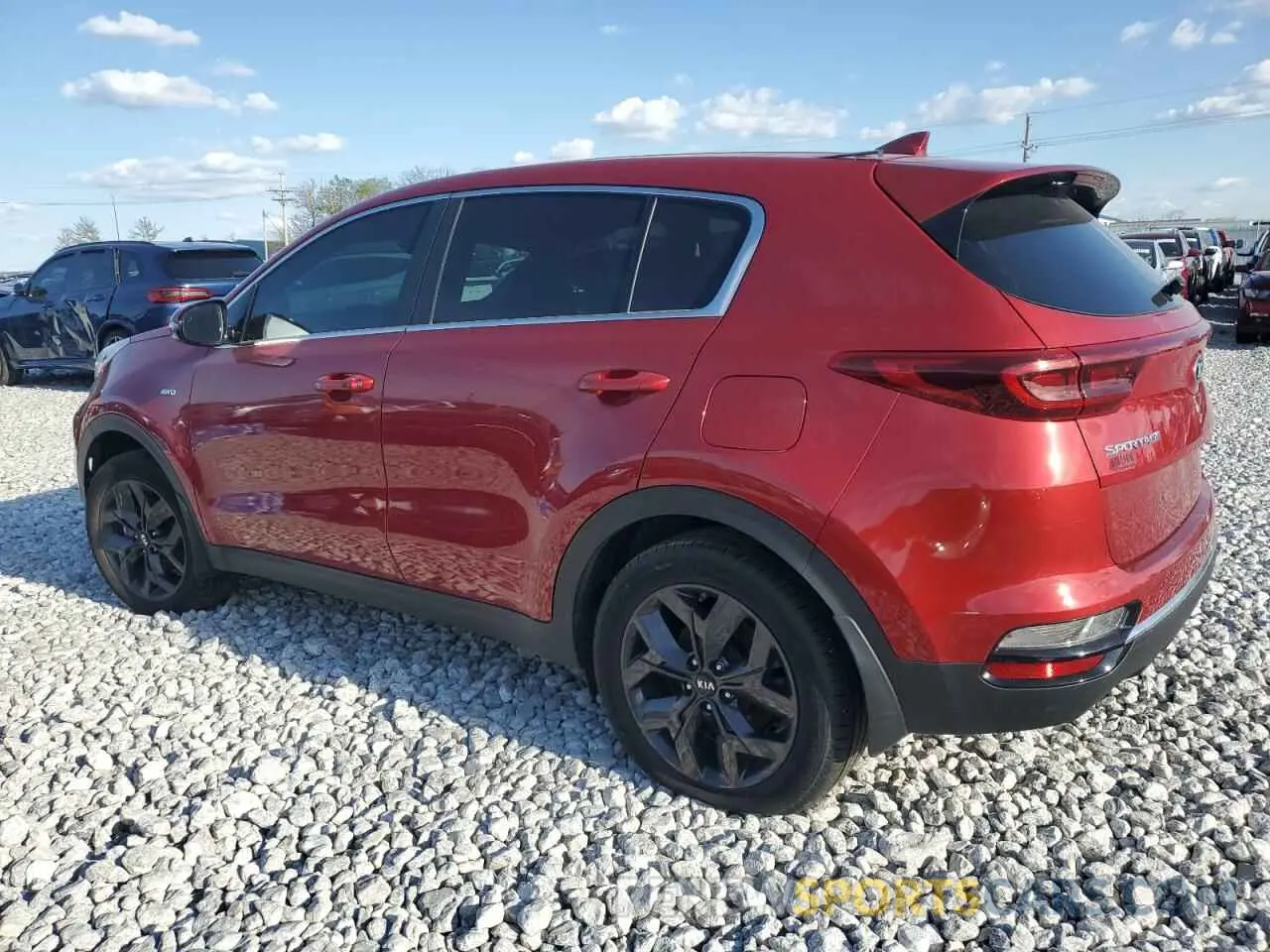 2 fotografías del automóvil dañado KNDPMCAC1N7015036 KIA SPORTAGE 2022