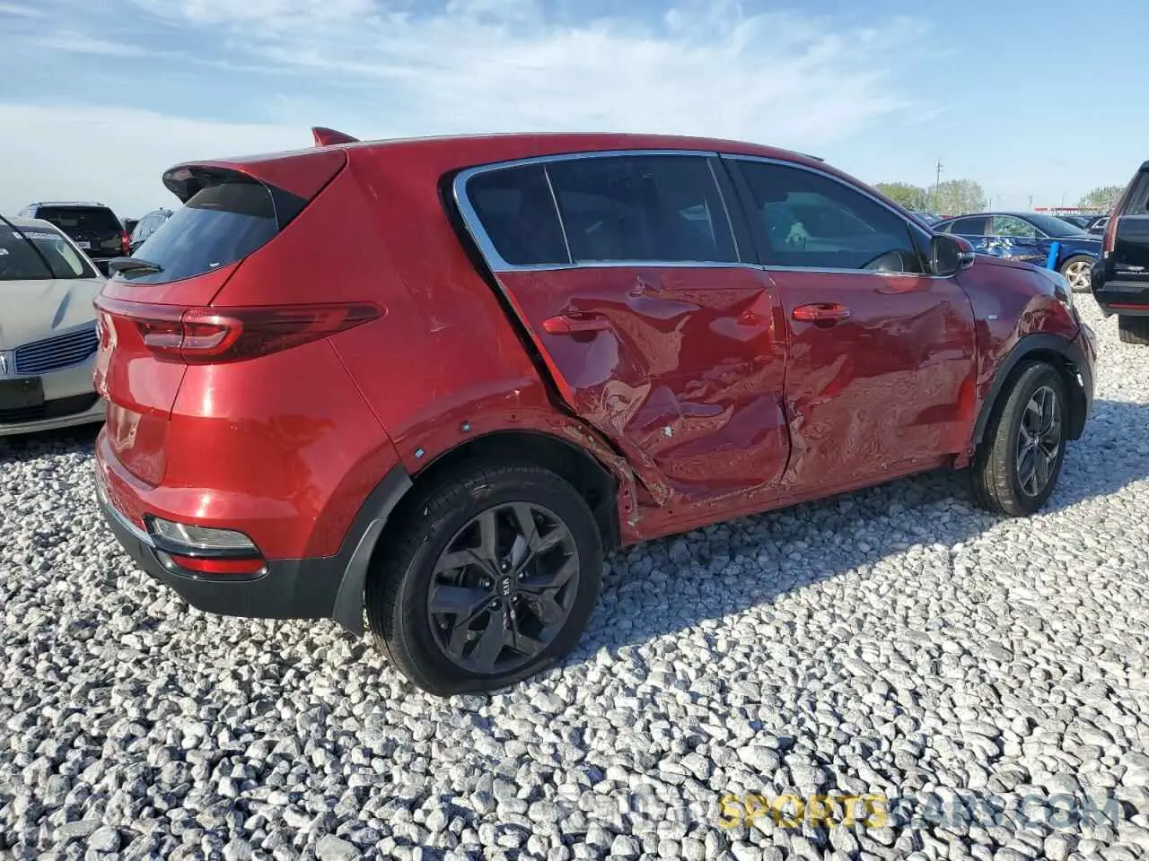 3 fotografías del automóvil dañado KNDPMCAC1N7015036 KIA SPORTAGE 2022