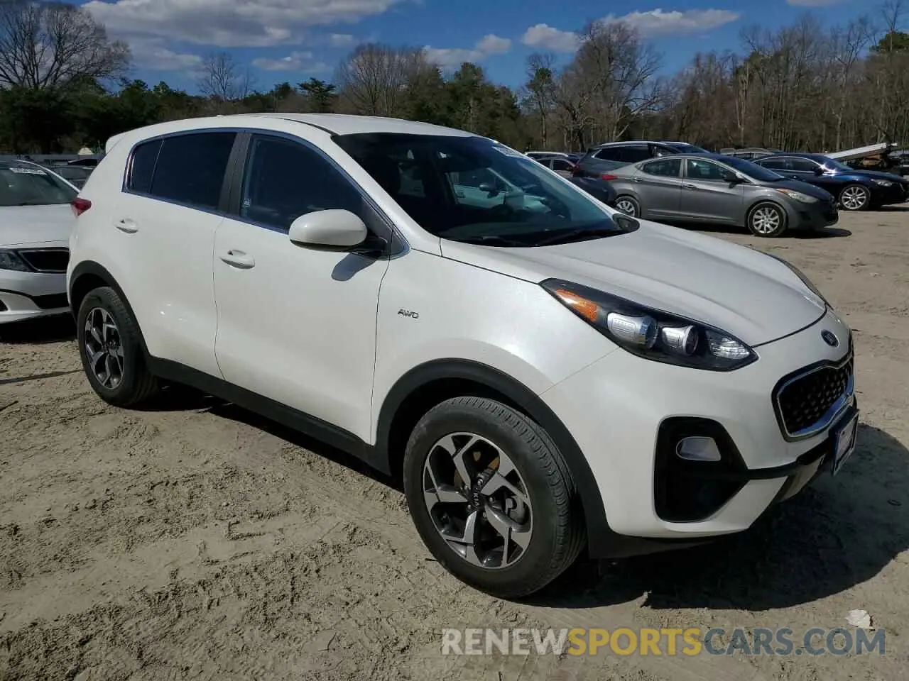 4 fotografías del automóvil dañado KNDPMCAC1N7022956 KIA SPORTAGE 2022