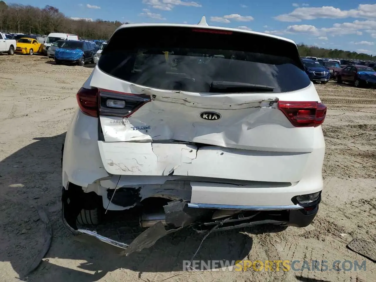 6 fotografías del automóvil dañado KNDPMCAC1N7022956 KIA SPORTAGE 2022