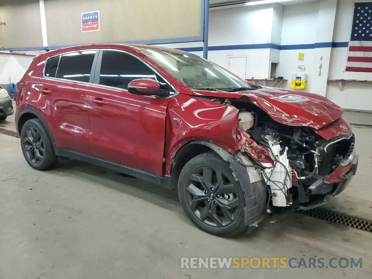 4 fotografías del automóvil dañado KNDPMCAC1N7969091 KIA SPORTAGE 2022