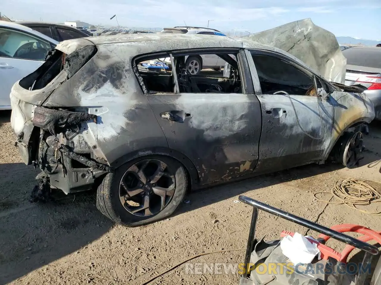 3 fotografías del automóvil dañado KNDPMCAC1N7997893 KIA SPORTAGE 2022