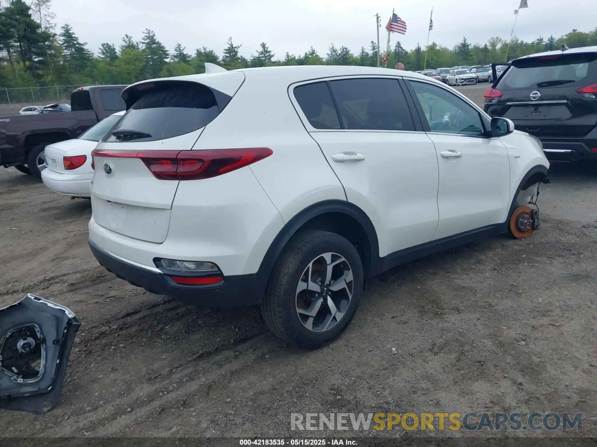 4 fotografías del automóvil dañado KNDPMCAC3N7008041 KIA SPORTAGE 2022