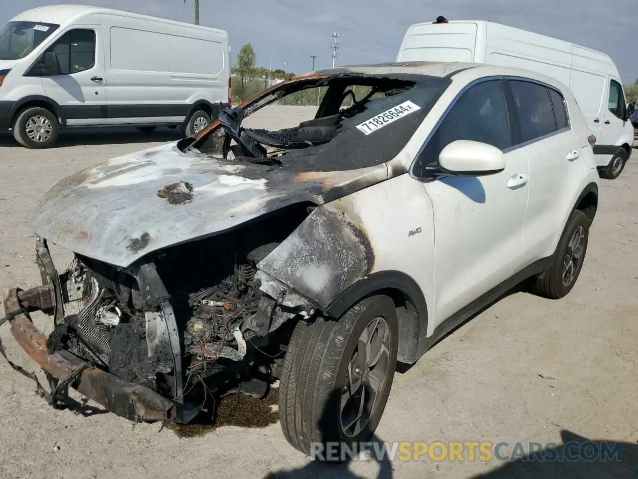1 fotografías del automóvil dañado KNDPMCAC3N7948808 KIA SPORTAGE 2022