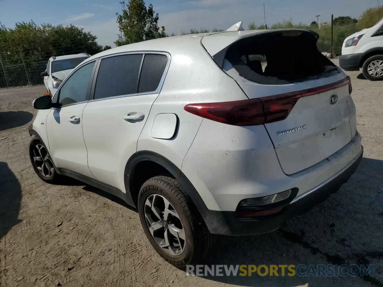 2 fotografías del automóvil dañado KNDPMCAC3N7948808 KIA SPORTAGE 2022